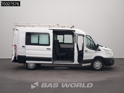 Ford Transit 130pk Dubbel Cabine L3H2 Navi ACC Airco Parkeersensoren v+a Imperiaal Euro6 L3 DC Doka Mixto Airco 10