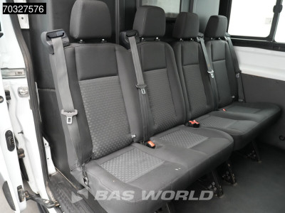 Ford Transit 130pk Dubbel Cabine L3H2 Navi ACC Airco Parkeersensoren v+a Imperiaal Euro6 L3 DC Doka Mixto Airco 12