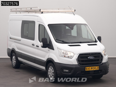 Ford Transit 130pk Dubbel Cabine L3H2 Navi ACC Airco Parkeersensoren v+a Imperiaal Euro6 L3 DC Doka Mixto Airco 5