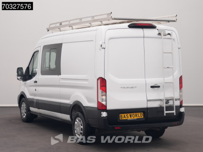 Ford Transit 130pk Dubbel Cabine L3H2 Navi ACC Airco Parkeersensoren v+a Imperiaal Euro6 L3 DC Doka Mixto Airco 6