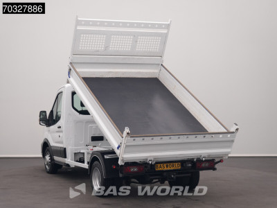Ford Transit 130pk Kipper Dubbellucht Trekhaak Airco Cruise Euro6 Tipper Benne Kieper Airco Trekhaak Cruise control 6