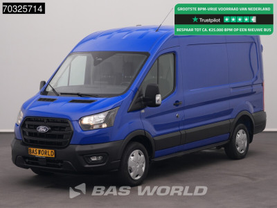 Ford Transit 130pk L2H2 Airco Cruise Camera Parkeersensoren v+a Euro6 L2 Airco Cruise control