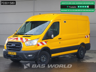 Ford Transit 130pk L2H2 Trekhaak Airco Cruise Parkeersensoren Werkplaatsinrichting Euro6 L2 Airco Trekhaak Cruise control
