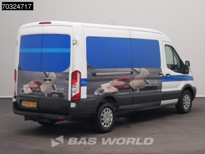 Ford Transit 130pk L3H2 Euro6 Airco Cruise Parkeersensoren APK 01-2027 Euro6 L3 Airco Trekhaak Cruise control foto 2
