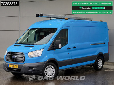 Ford Transit 130pk L3H2 Trekhaak Airco Cruise Camera Parkeersensoren Standkachel Werkplaatsinrichting Euro6 APK 07-2026 L3 12m3 Airco Trekhaak Cruise control