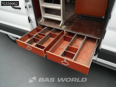 Ford Transit 130pk L4H3 Dubbele Schuifdeur Werkplaatsinrichting Airco Navi Carplay Camera Trekhaak Euro6 L3 Airco Trekhaak Cruise control foto 20