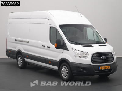 Ford Transit 130pk L4H3 Dubbele Schuifdeur Werkplaatsinrichting Airco Navi Carplay Camera Trekhaak Euro6 L3 Airco Trekhaak Cruise control foto 5