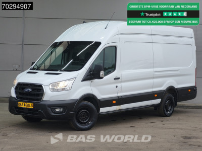 Ford Transit 130pk L4H3 Navi Airco Cruise Camera Parkeersensoren SYNC4 Display CarPlay Euro6 L4 XL Hoog Dak Airco Cruise control