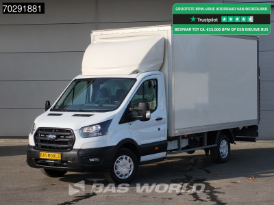 Ford Transit 130pk Laadklep Bakwagen Airco Cruise Euro6 Meubelbak Koffer 19m3 Airco Cruise control