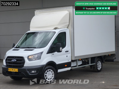 Ford Transit 130pk Laadklep Bakwagen Airco Cruise Euro6 Meubelbak Koffer 19m3 Airco Cruise control
