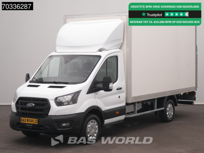 Ford Transit 130pk Laadklep Bakwagen Airco Cruise Euro6 Meubelbak Koffer Möbelkoffer LBW Airco Cruise control