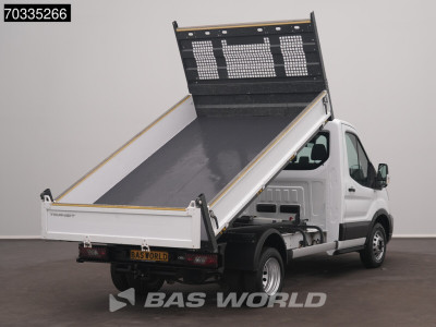 Ford Transit 165pk Kipper Dubbellucht 3,5t Trekhaak Airco Camera Euro6 Tipper Benne Kieper Airco Trekhaak foto 2