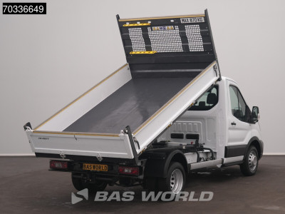 Ford Transit 165pk Kipper Dubbellucht 3,5t Trekhaak Airco Camera Euro6 Tipper Benne Kieper Airco Trekhaak foto 2