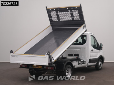 Ford Transit 165pk Kipper Dubbellucht 3,5t Trekhaak Airco Camera Euro6 Tipper Benne Kieper Airco Trekhaak foto 2