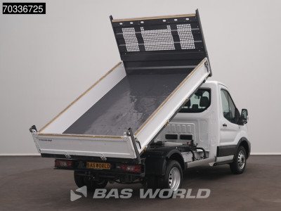 Ford Transit 165pk Kipper Dubbellucht 3,5t Trekhaak Airco Camera Euro6 Tipper Benne Kieper Airco Trekhaak foto 2