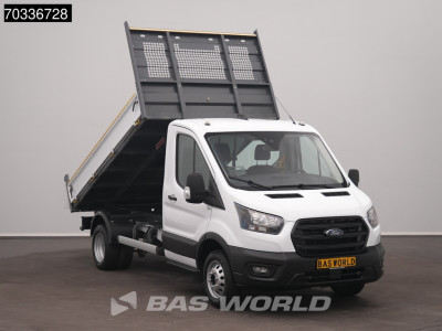 Ford Transit 165pk Kipper Dubbellucht 3,5t Trekhaak Airco Camera Euro6 Tipper Benne Kieper Airco Trekhaak foto 5