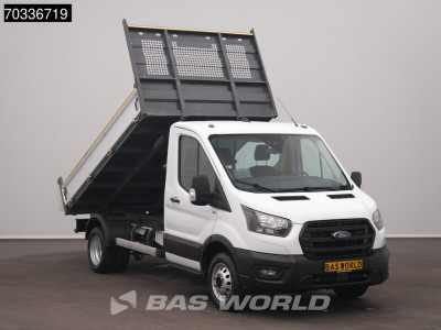 Ford Transit 165pk Kipper Dubbellucht 3,5t Trekhaak Airco Camera Euro6 Tipper Benne Kieper Airco Trekhaak foto 5