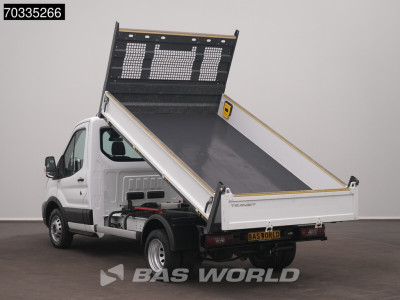 Ford Transit 165pk Kipper Dubbellucht 3,5t Trekhaak Airco Camera Euro6 Tipper Benne Kieper Airco Trekhaak foto 6