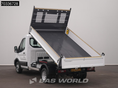 Ford Transit 165pk Kipper Dubbellucht 3,5t Trekhaak Airco Camera Euro6 Tipper Benne Kieper Airco Trekhaak foto 6