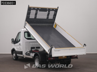 Ford Transit 165pk Kipper Dubbellucht 3,5t Trekhaak Airco Camera Euro6 Tipper Benne Kieper Airco Trekhaak foto 6