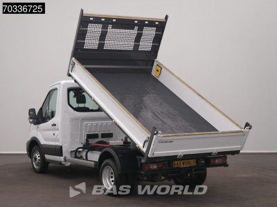 Ford Transit 165pk Kipper Dubbellucht 3,5t Trekhaak Airco Camera Euro6 Tipper Benne Kieper Airco Trekhaak foto 6