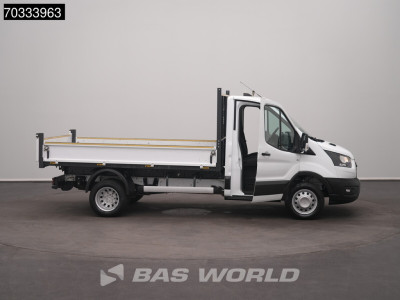 Ford Transit 165pk Kipper Dubbellucht 3,5t Trekhaak Airco Camera Euro6 Tipper Benne Kieper Airco Trekhaak foto 7