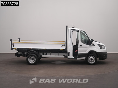 Ford Transit 165pk Kipper Dubbellucht 3,5t Trekhaak Airco Camera Euro6 Tipper Benne Kieper Airco Trekhaak foto 7
