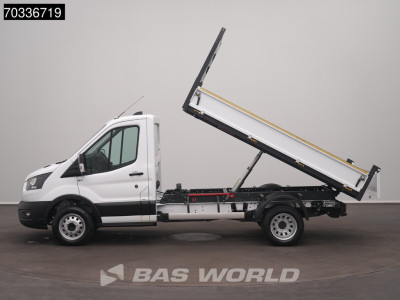 Ford Transit 165pk Kipper Dubbellucht 3,5t Trekhaak Airco Camera Euro6 Tipper Benne Kieper Airco Trekhaak foto 7