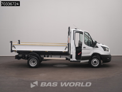 Ford Transit 165pk Kipper Dubbellucht 3,5t Trekhaak Airco Camera Euro6 Tipper Benne Kieper Airco Trekhaak foto 7