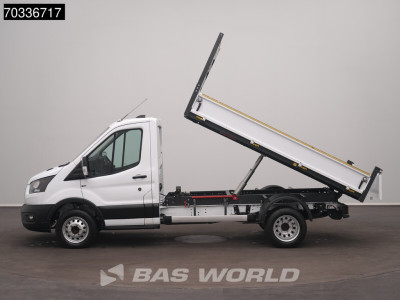 Ford Transit 165pk Kipper Dubbellucht 3,5t Trekhaak Airco Camera Euro6 Tipper Benne Kieper Airco Trekhaak foto 7