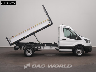 Ford Transit 165pk Kipper Dubbellucht 3,5t Trekhaak Airco Camera Euro6 Tipper Benne Kieper Airco Trekhaak foto 7