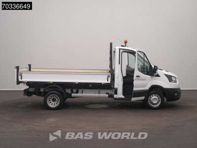 Ford Transit 165pk Kipper Dubbellucht 3,5t Trekhaak Airco Camera Euro6 Tipper Benne Kieper Airco Trekhaak foto 8