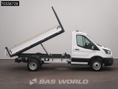 Ford Transit 165pk Kipper Dubbellucht 3,5t Trekhaak Airco Camera Euro6 Tipper Benne Kieper Airco Trekhaak foto 8