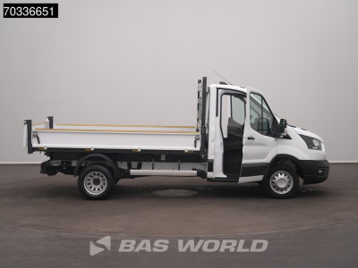 Ford Transit 165pk Kipper Dubbellucht 3,5t Trekhaak Airco Camera Euro6 Tipper Benne Kieper Airco Trekhaak foto 8