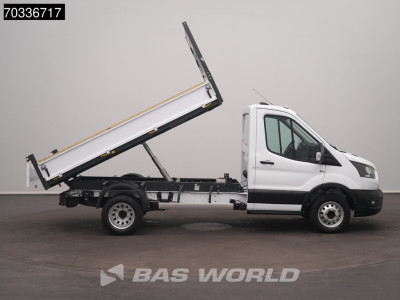 Ford Transit 165pk Kipper Dubbellucht 3,5t Trekhaak Airco Camera Euro6 Tipper Benne Kieper Airco Trekhaak foto 8