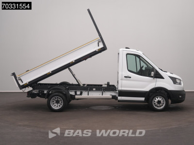 Ford Transit 165pk Kipper Dubbellucht 3,5t Trekhaak Airco Euro6 Tipper Benne Kieper Airco Trekhaak foto 10