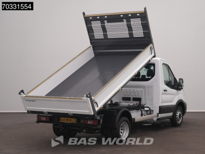 Ford Transit 165pk Kipper Dubbellucht 3,5t Trekhaak Airco Euro6 Tipper Benne Kieper Airco Trekhaak foto 2