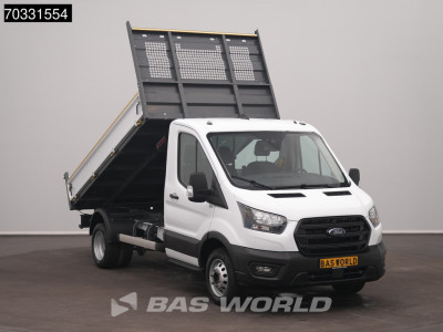 Ford Transit 165pk Kipper Dubbellucht 3,5t Trekhaak Airco Euro6 Tipper Benne Kieper Airco Trekhaak foto 5