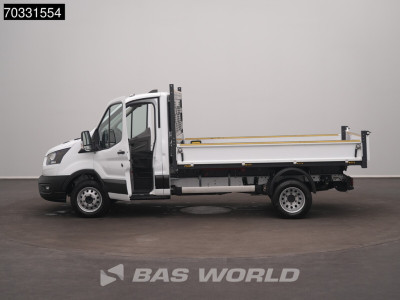 Ford Transit 165pk Kipper Dubbellucht 3,5t Trekhaak Airco Euro6 Tipper Benne Kieper Airco Trekhaak foto 7