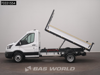 Ford Transit 165pk Kipper Dubbellucht 3,5t Trekhaak Airco Euro6 Tipper Benne Kieper Airco Trekhaak foto 9