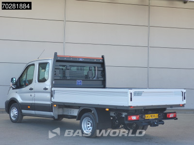 Ford Transit 170pk Automaat Dubbel Cabine 3500kg Trekhaak Open Laadbak Pritsche SYNC4 scherm CarPlay Camera Airco Trekhaak Cruise control foto 2