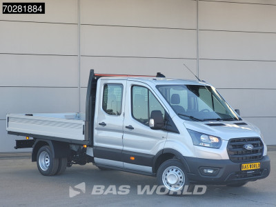 Ford Transit 170pk Automaat Dubbel Cabine 3500kg Trekhaak Open Laadbak Pritsche SYNC4 scherm CarPlay Camera Airco Trekhaak Cruise control foto 5