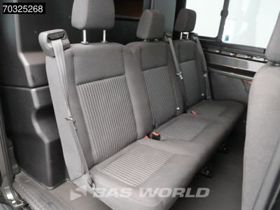 Ford Transit 170pk Dubbel Cabine 170PK L3H3 Hoog Dak Trekhaak Airco Cruise Camera Parkeersensoren Imperiaal Euro6 L3 DC Doka Mixto Hoog Dak Hohes Dach Airco Trekhaak Cruise control 13