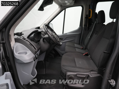 Ford Transit 170pk Dubbel Cabine 170PK L3H3 Hoog Dak Trekhaak Airco Cruise Camera Parkeersensoren Imperiaal Euro6 L3 DC Doka Mixto Hoog Dak Hohes Dach Airco Trekhaak Cruise control 14