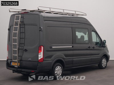 Ford Transit 170pk Dubbel Cabine 170PK L3H3 Hoog Dak Trekhaak Airco Cruise Camera Parkeersensoren Imperiaal Euro6 L3 DC Doka Mixto Hoog Dak Hohes Dach Airco Trekhaak Cruise control 2