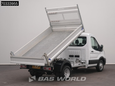 Ford Transit 170pk Kipper Dubbellucht 3,5t Trekhaak Airco Camera Euro6 Tipper Benne Kieper Airco Trekhaak foto 2