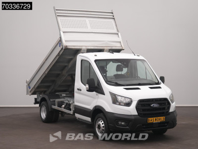 Ford Transit 170pk Kipper Dubbellucht 3,5t Trekhaak Airco Camera Euro6 Tipper Benne Kieper Airco Trekhaak foto 5