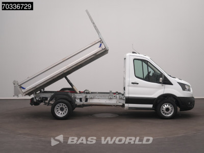 Ford Transit 170pk Kipper Dubbellucht 3,5t Trekhaak Airco Camera Euro6 Tipper Benne Kieper Airco Trekhaak foto 7