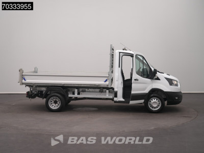 Ford Transit 170pk Kipper Dubbellucht 3,5t Trekhaak Airco Camera Euro6 Tipper Benne Kieper Airco Trekhaak foto 8