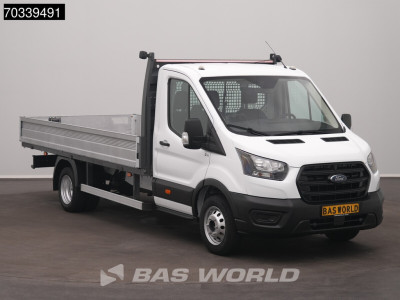 Ford Transit 170pk Open Laadbak Dubbellucht Airco Trekhaak Voorruit verw. Euro6 Pickup Pritsche Trekhaak foto 5